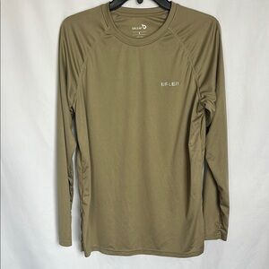 Baleaf Men's Khaki Long Sleeve Tee